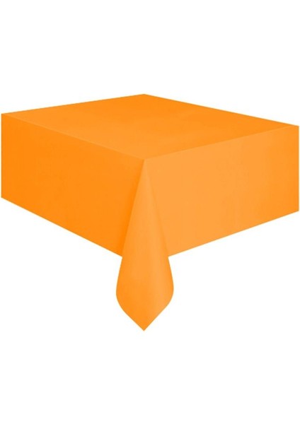 Turuncu Plastik Masa Örtüsü 137X270CM
