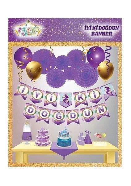 Deniz Kızı Iyi Ki Doğdun Harf Banner