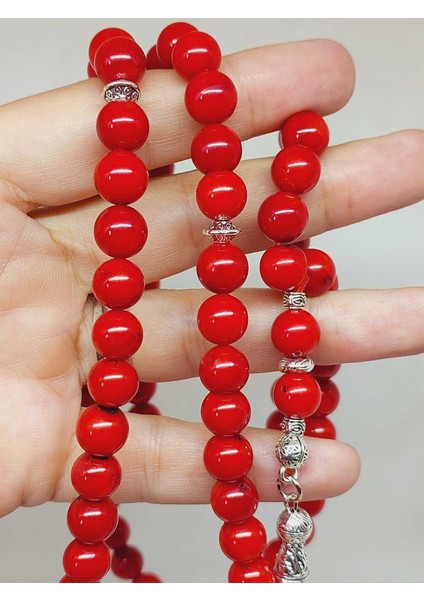 Mercan Taşı 99LUK Tesbih 8-9mm (Boyalıdır) (1911) fiyatları