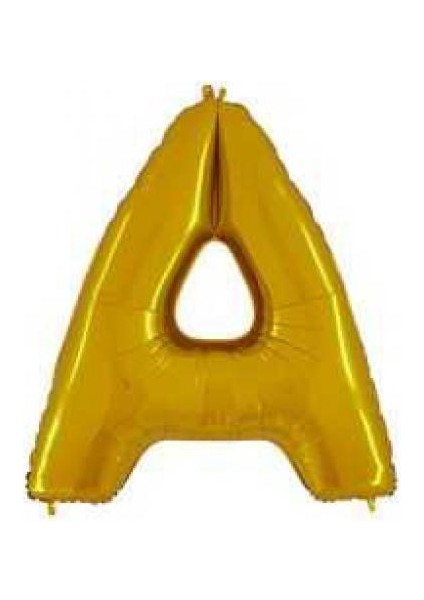A Harf Folyo Balon Altın 40CM