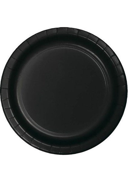 Siyah Karton Tabak 8'li