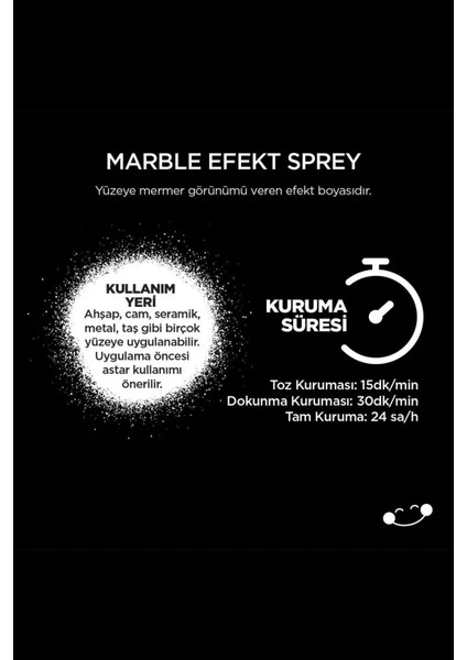 Sprey Özel Amaçlı Mermer Efekt Beyaz 200 ml fiyatları