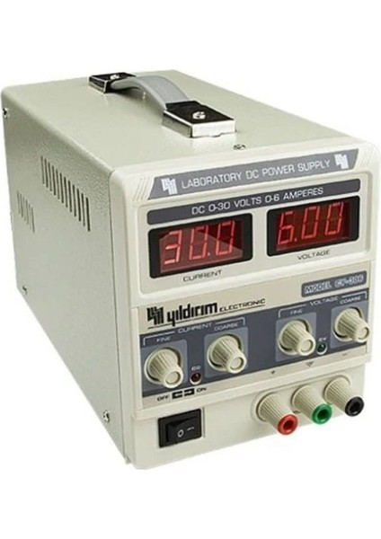 Yıldırım Cy 306 Ayarlı Güç Kaynağı Dc 0-30 Volt-6 Amper (0-30V 0-6A) Power Supply Kısa Devre Koruma