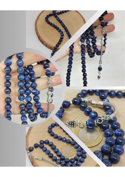 Kyanit Taşı 99LUK Tesbih 8mm (21555)