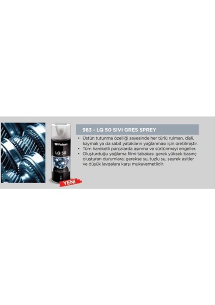 Lq 50 Sıvı Sprey Gres 500 ml