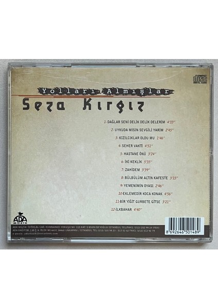 Seza Kırgız - Yolları Almışlar CD