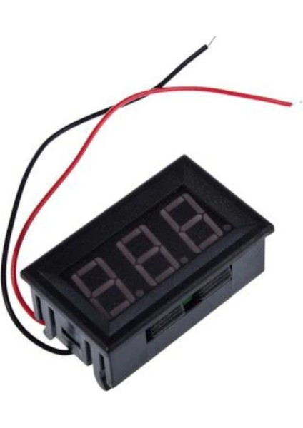Dijital Panel Voltmetre Ac 30-500V 2 Kablolu
