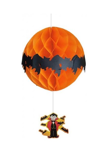 Cadılar Bayramı (Halloween) Dracula Figürlü Petek Süs