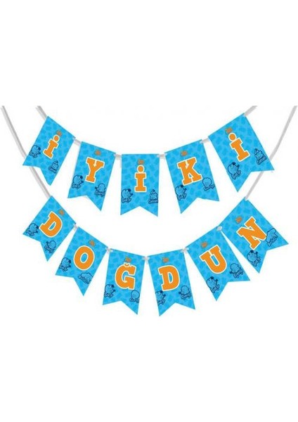 Kral Şakir Iyi Ki Doğdun Harf Banner