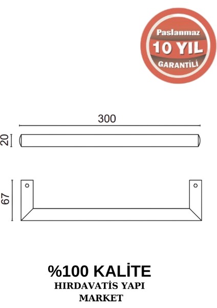 Paslanmaz Pirinç Flora Küvet Kolu Rozetsiz 30 cm fiyatları