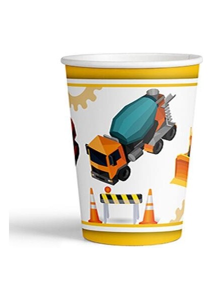 Inşaat Karton Bardak 8'li