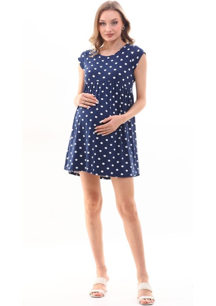 Hamile Puantiyeli Elbise