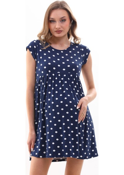 Hamile Puantiyeli Elbise modelleri