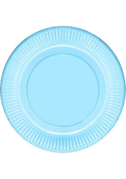 Makaron Mavi Karton Tabak 8'li