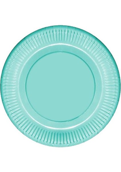 Makaron Yeşil Karton Tabak 8'li