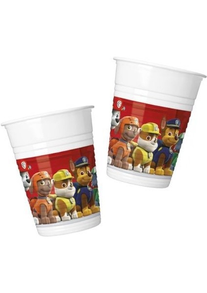 Paw Patrol Plastik Bardak 8'li