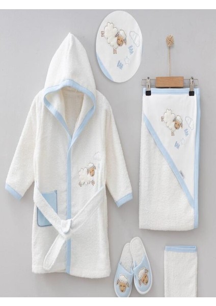 Zıpır Bebe Bornoz 205 Kuzulu