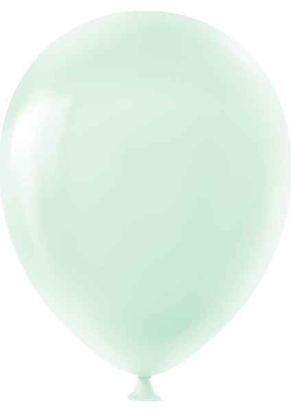 Pastel Mini Su Yeşili Dekorasyon Balonu 10'lu