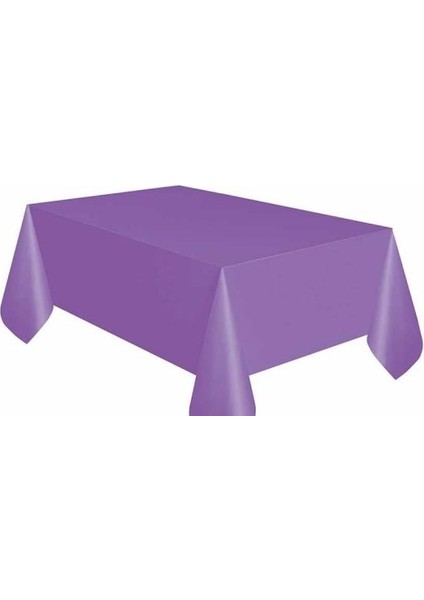 Mor Plastik Masa Örtüsü 137X270CM