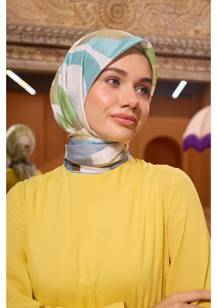 Marrakech Koleksiyon Soft Eşarp 1211 - 15 Haki Yeşili