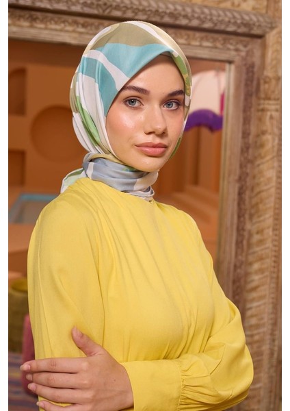 Marrakech Koleksiyon Soft Eşarp 1211 - 15 Haki Yeşili