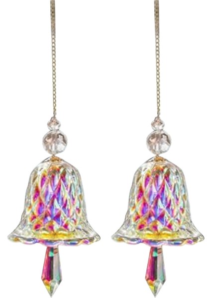 Kristal Güneş Yakalayıcılar - Noel Süsleri Suncatcher Kapalı Pencere Gökkuşağı Prizma Çanları Asılı Noel Süslemeleri (Yurt Dışından)