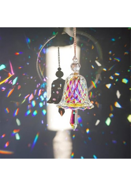 Kristal Güneş Yakalayıcılar - Noel Süsleri Suncatcher Kapalı Pencere Gökkuşağı Prizma Çanları Asılı Noel Süslemeleri (Yurt Dışından)