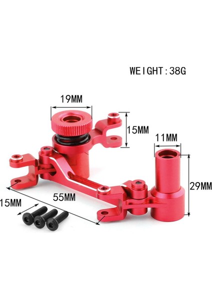 Metal Direksiyon Bileşenleri Direksiyon Düzeneği 8543 Udr Sınırsız Çöl 1/7 Rc Araba Yükseltme Parçaları, Kırmızı (Yurt Dışından)