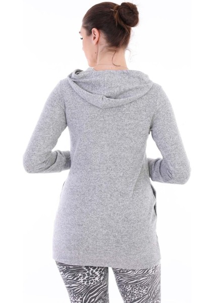 Hamile Esnek Yumoş Kumaş Kapşonlu Sweatshirt fırsatları