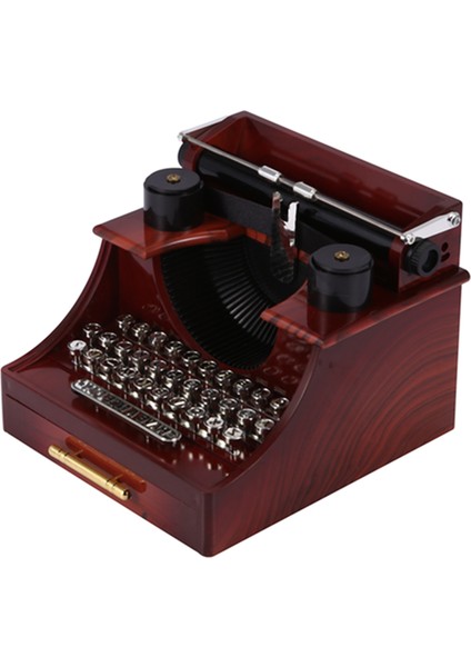 Ev Retro Vintage Daktilo Müzik Kutusu Ev Odası Ofis Mekanik Dekorasyon Çocuklar Için Retro Müzik Kutusu (Yurt Dışından) modelleri