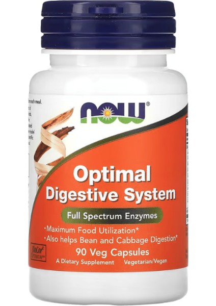 Foods, Optimal Digestive System, 90 Veg Capsul.usa Menşei.ozelsporcugıdaların'dan