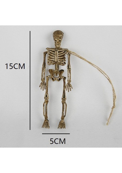 Cadılar Bayramı Süslemeleri Sahne Hile Malzemeleri Dıy Iskelet Insan Iskeleti Seti (Yurt Dışından)