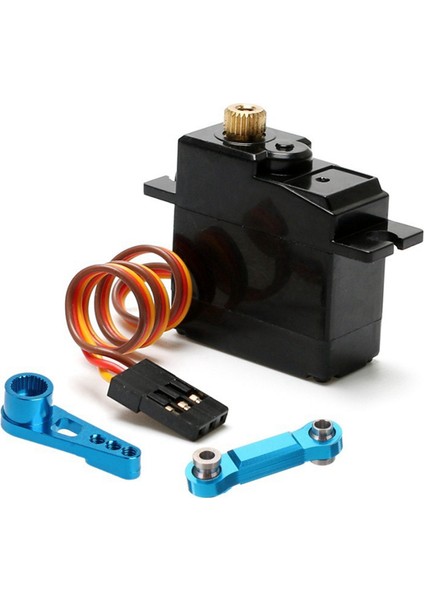 2x Üç Telli Metal Dişli Servo Servo Kolu ile Servo Çubuk Için 144001 124019 124018 A959-B A959 Rc Araba Yükseltme Parçaları (Yurt Dışından)