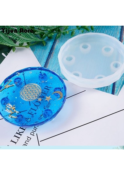 Yeni Mini Reçine Masa Kalıbı Silikon Kalıp Epoksi Kalıp Sergi Masası Kalıp Diy Işçiliği Araçları (Sadece) (Yurt Dışından)