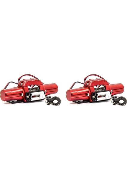 2x Çift Motorlu Metal Simüle Vinç 1/10 Rc Paletli Araba D90 Eksenel SCX10 Trx4 Km2 Parçaları Aksesuarları (Yurt Dışından)