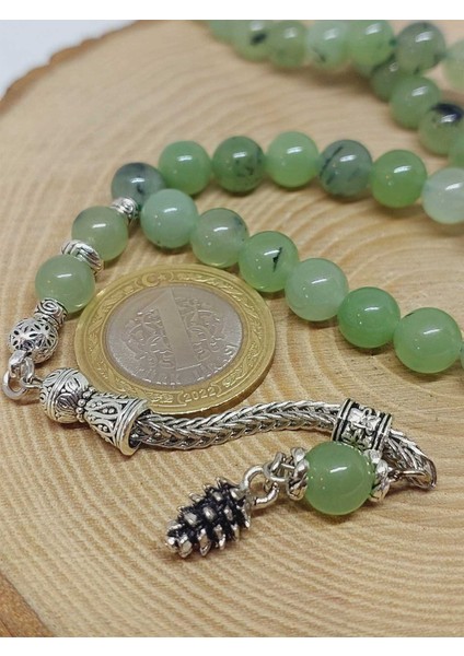 Prehnit (Prinayt) Taşı 99LUK Tesbih 8mm (53076) modelleri