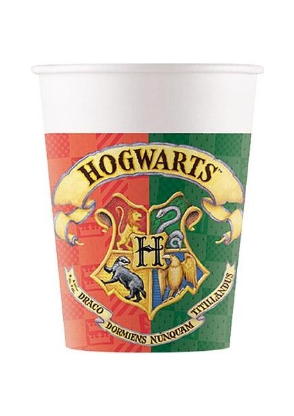 Hogwarts Karton Bardak 8'li