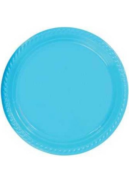 Turkuaz Plastik Tabak 22CM 10'lu