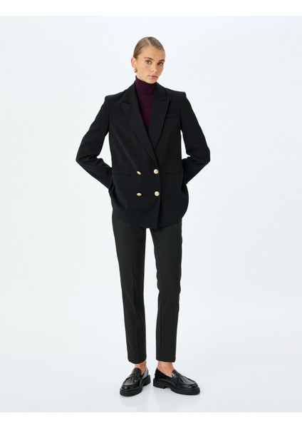 Slim Fit Cepli Cigarette Kumaş Pantolon