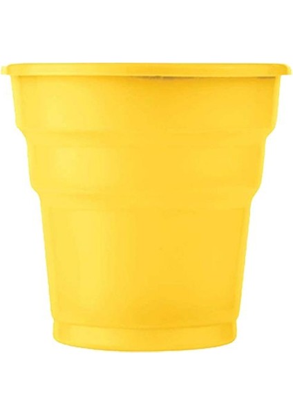 Plastik Sarı Bardak 24'lü