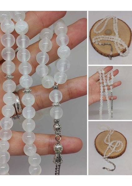 Selenit Taşı 99LUK Tesbih 8mm (14410)