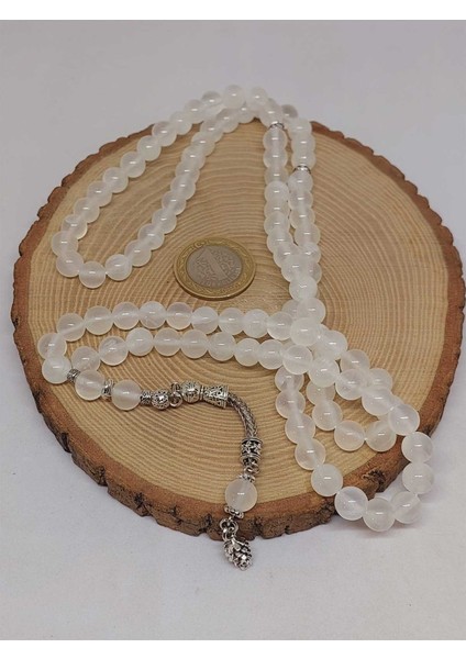 Selenit Taşı 99LUK Tesbih 8mm (14410) modelleri