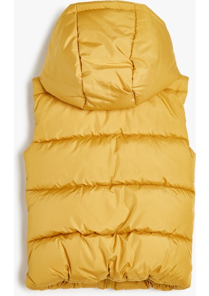 Kapşonlu Mevsimlik Şişme Yelek Cep Detaylı fiyatları