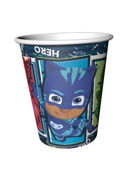 Pj Maskeliler Karton Bardak 8'li