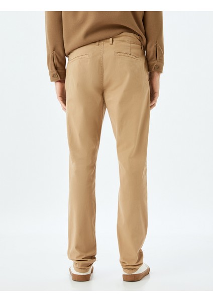 Slim Fit Pamuklu Gabardin Pantolon