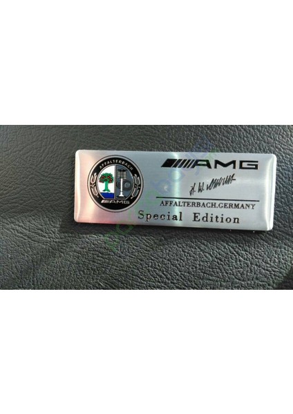 MERCEDES-BENZ Special Edition Sticker Gri Zemin Siyah Logo Renkli modelleri