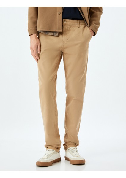 Slim Fit Pamuklu Gabardin Pantolon modelleri