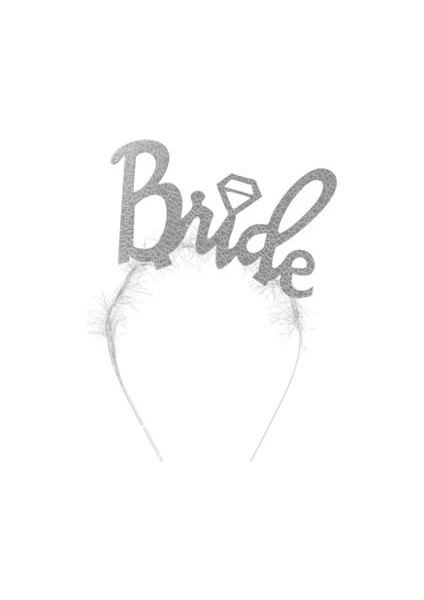 Bride Gümüş Metal&eva Taç