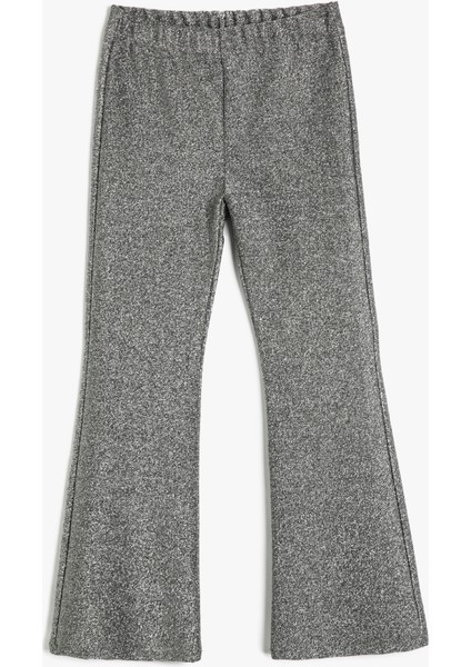 Ispanyol Paça Pantolon Beli Lastikli