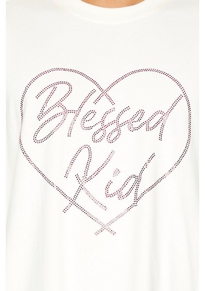 Baskılı Blessed Kid Tişört modelleri